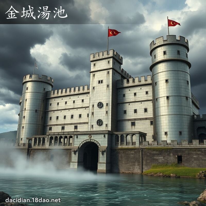 金城汤池 - 国语大辞典配图