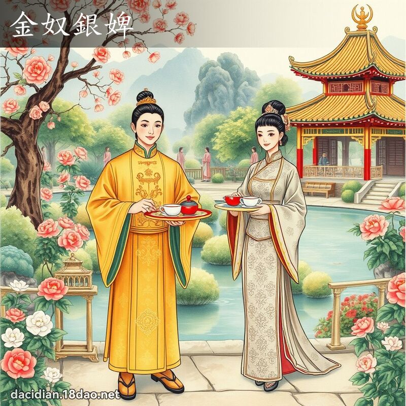 金奴银婢 - 国语大辞典配图