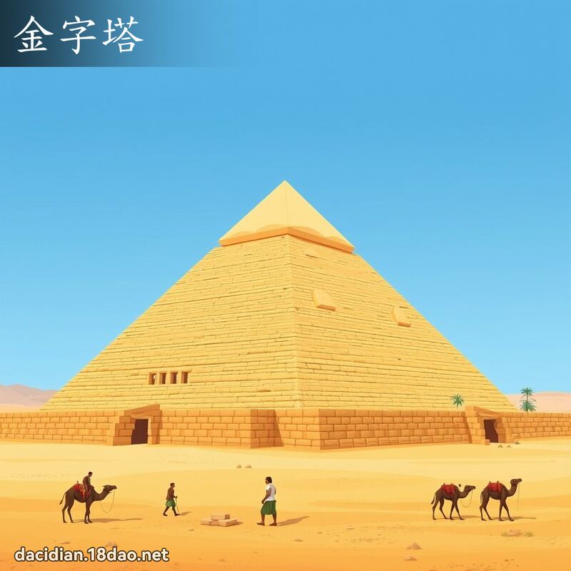 金字塔 - 國語大辭典配圖