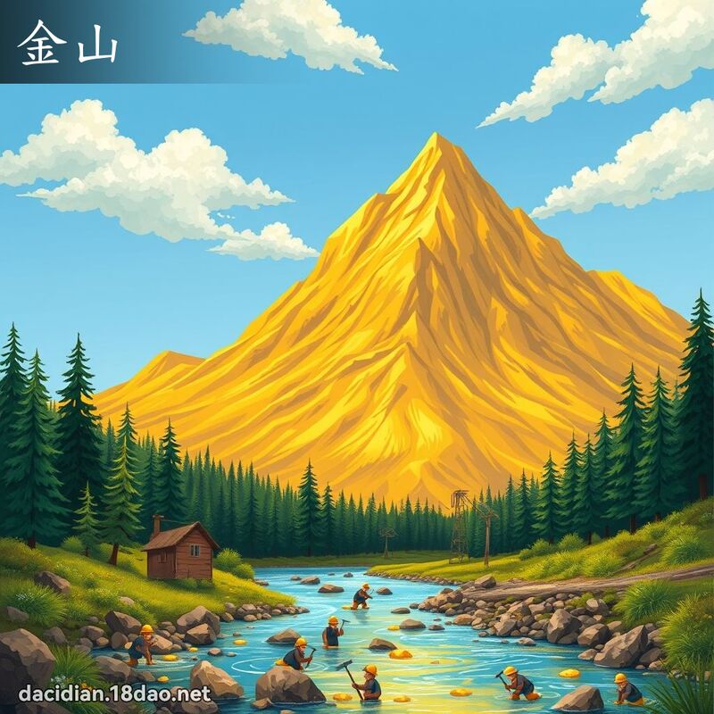 金山 - 國語大辭典配圖