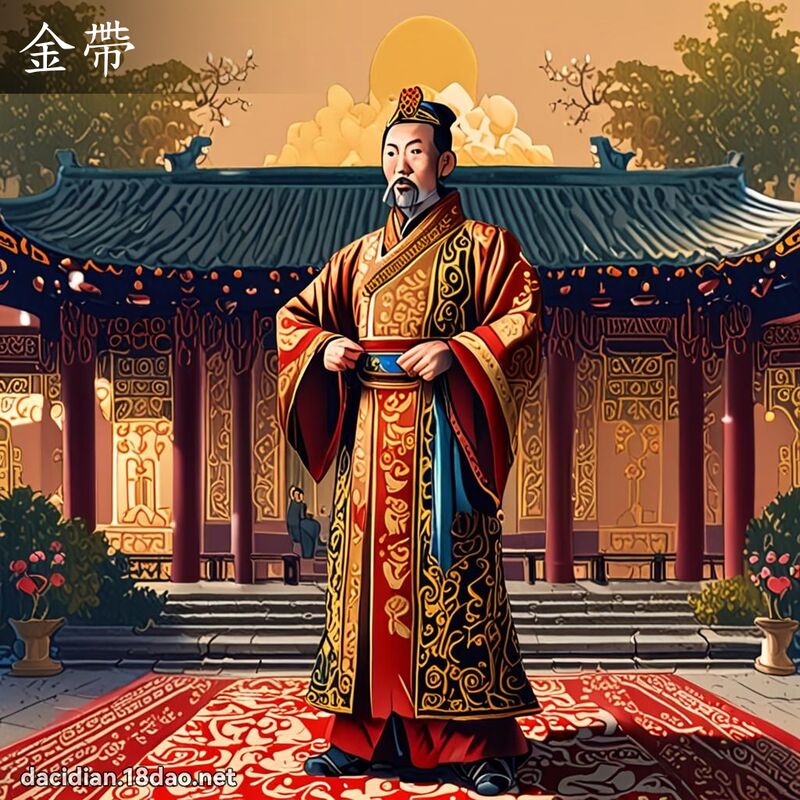 金带 - 国语大辞典配图