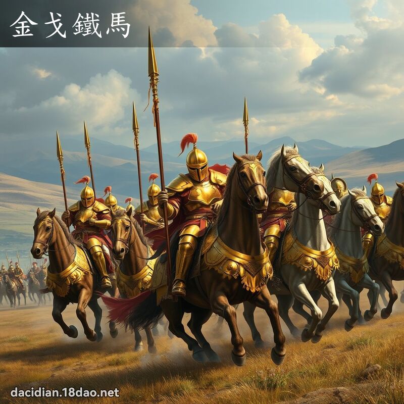 金戈铁马 - 国语大辞典配图