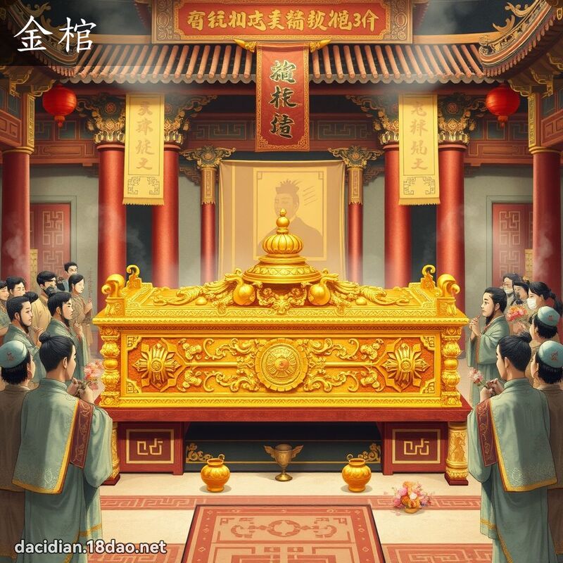 金棺 - 国语大辞典配图