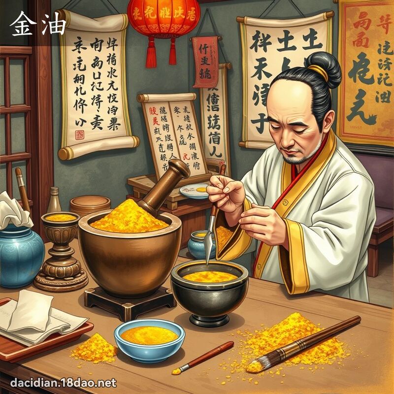 金油 - 国语大辞典配图