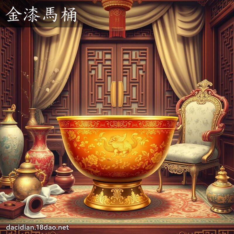 金漆馬桶 - 國語大辭典配圖
