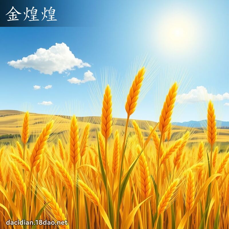 金煌煌 - 國語大辭典配圖