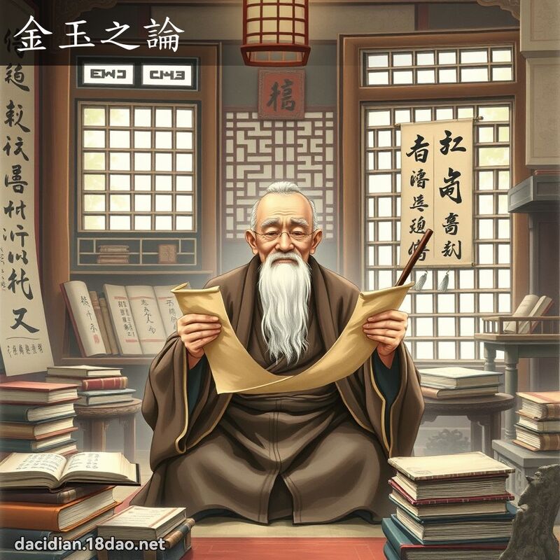 金玉之论 - 国语大辞典配图