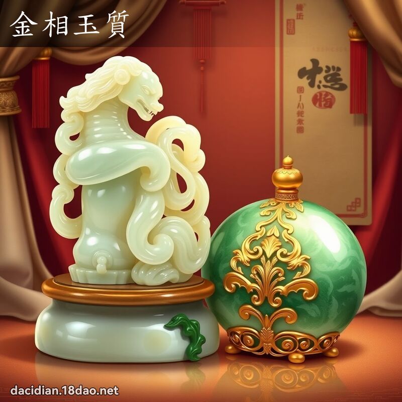 金相玉質 - 國語大辭典配圖