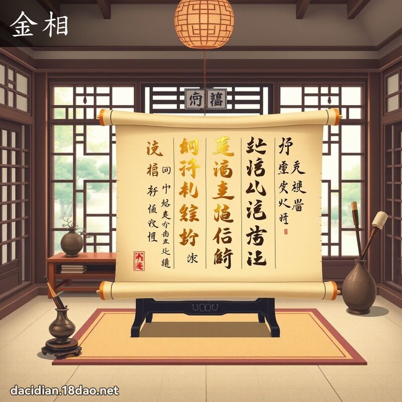 金相 - 国语大辞典配图