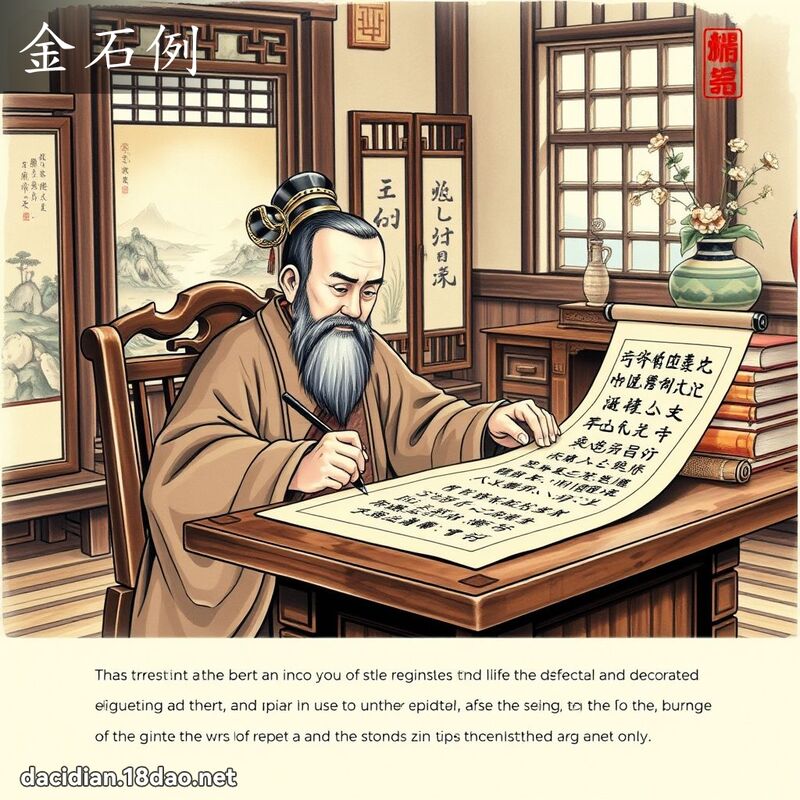 金石例 - 国语大辞典配图