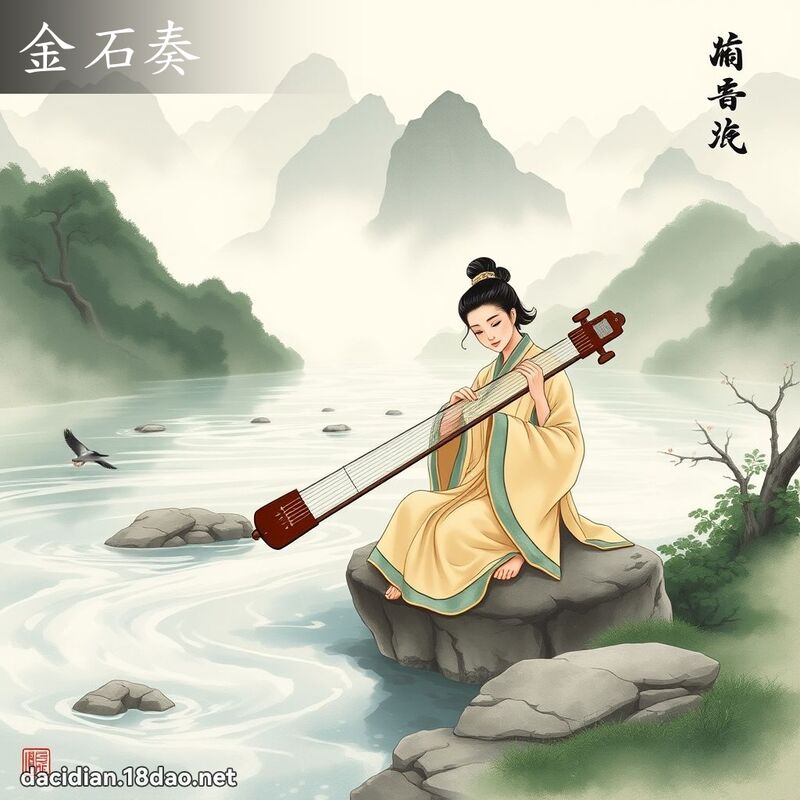 金石奏 - 國語大辭典配圖