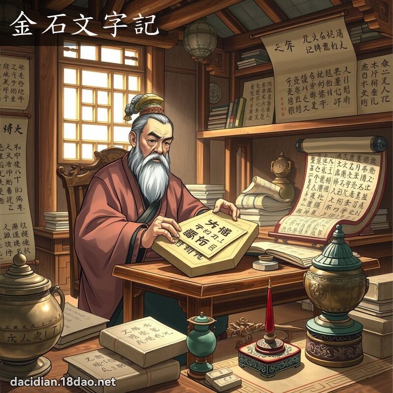 金石文字記 - 國語大辭典配圖