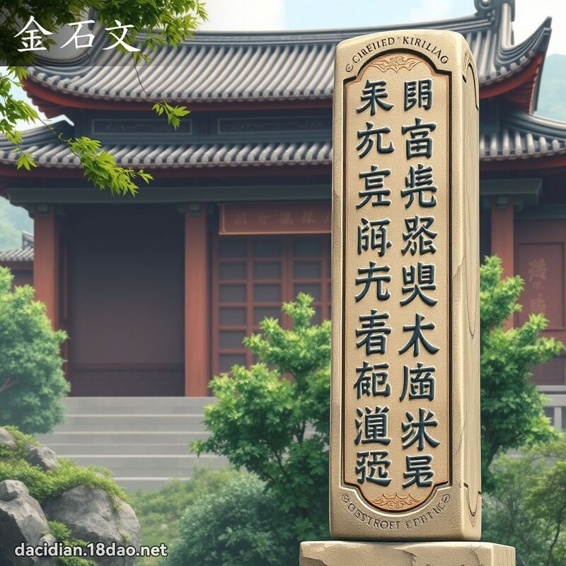 金石文 - 國語大辭典配圖