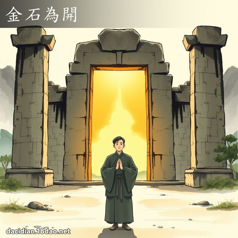 金石为开 - 国语大辞典配图