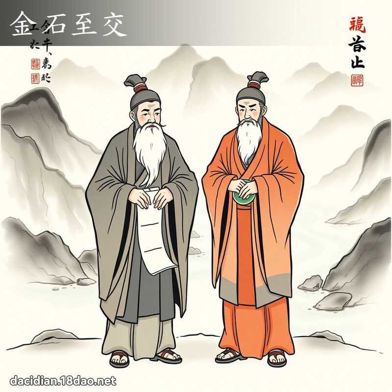 金石至交 - 国语大辞典配图