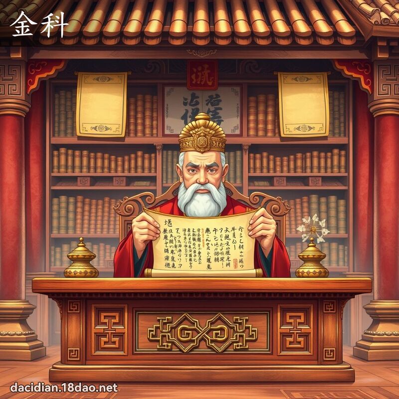 金科 - 國語大辭典配圖
