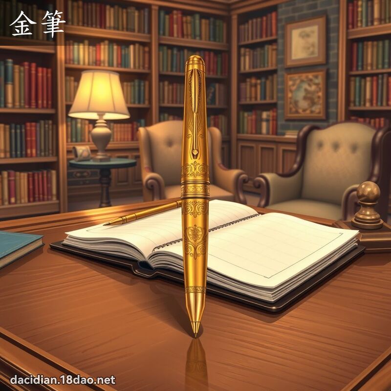 金筆 - 國語大辭典配圖