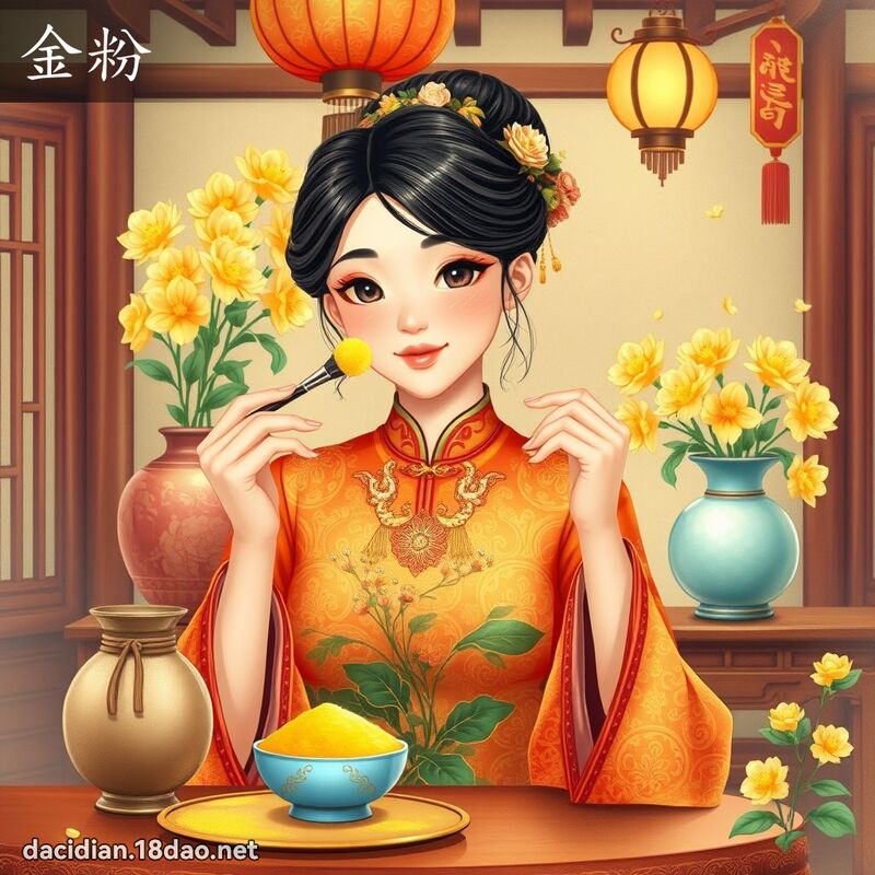 金粉 - 國語大辭典配圖