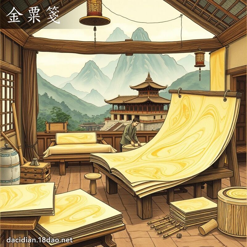 金粟笺 - 国语大辞典配图