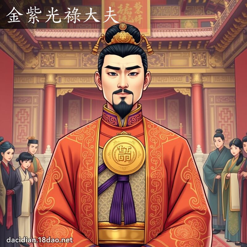 金紫光禄大夫 - 国语大辞典配图
