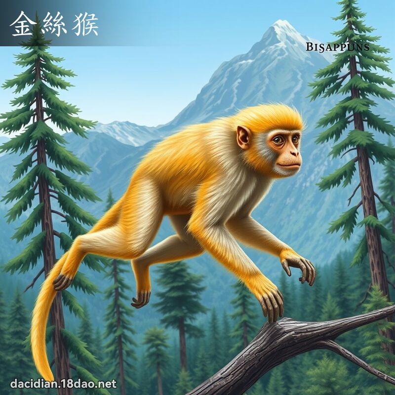 金絲猴 - 國語大辭典配圖