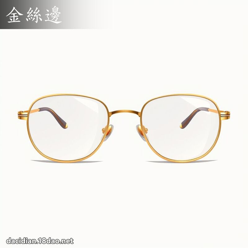 金絲邊 - 國語大辭典配圖