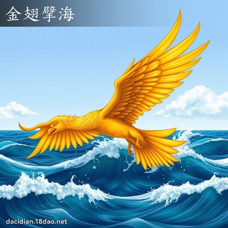 金翅擘海 - 国语大辞典配图