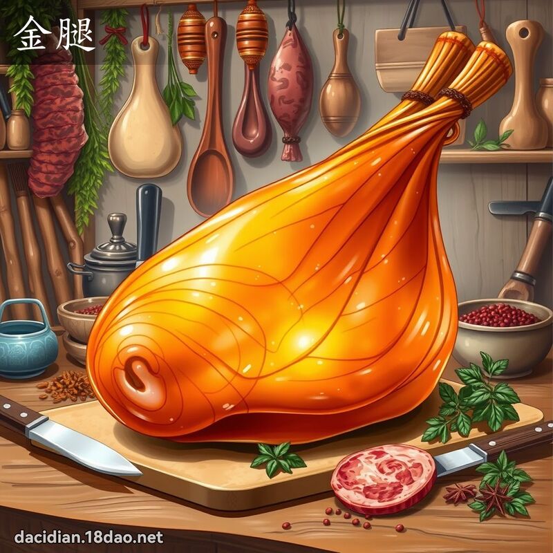金腿 - 國語大辭典配圖