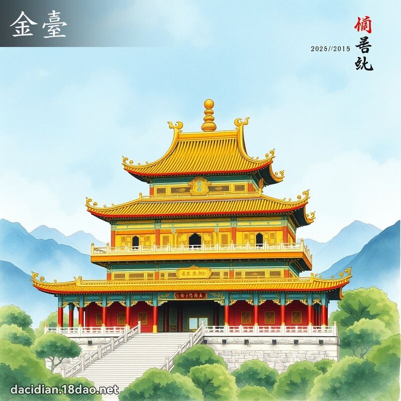 金臺 - 國語大辭典配圖