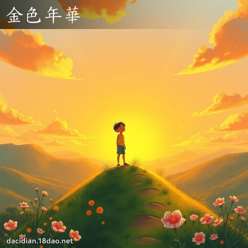金色年華 - 國語大辭典配圖