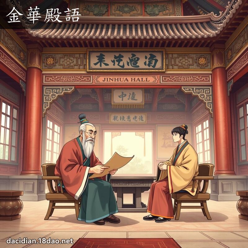 金華殿語 - 國語大辭典配圖