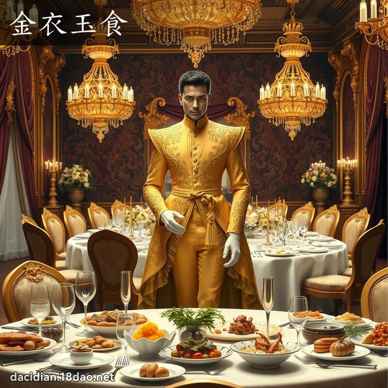 金衣玉食 - 國語大辭典配圖