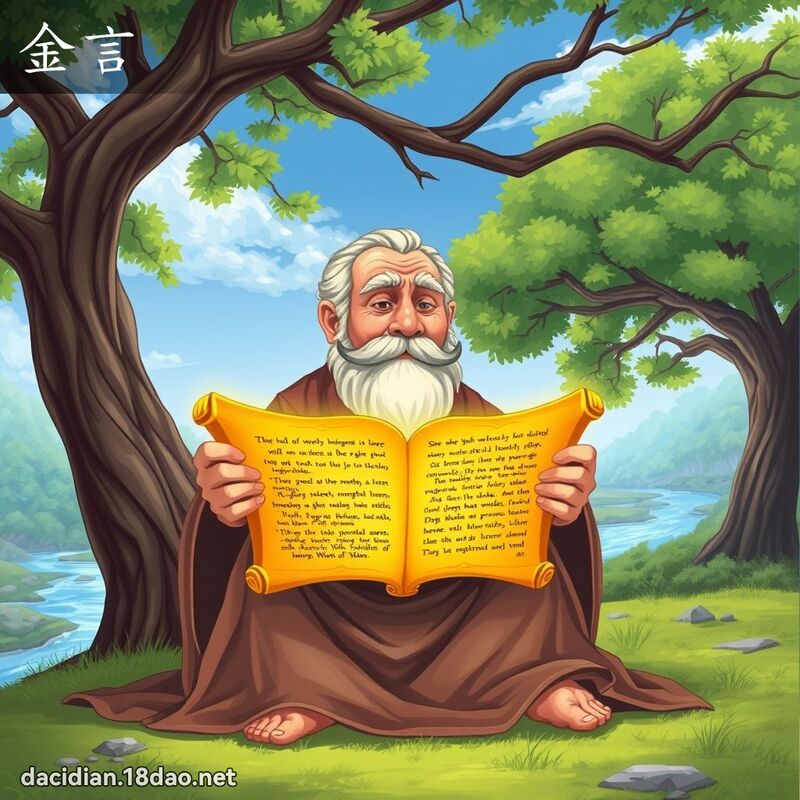 金言 - 國語大辭典配圖
