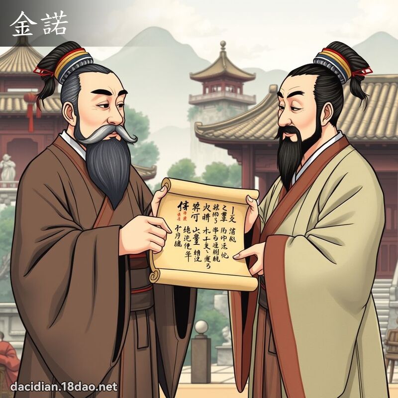 金諾 - 國語大辭典配圖