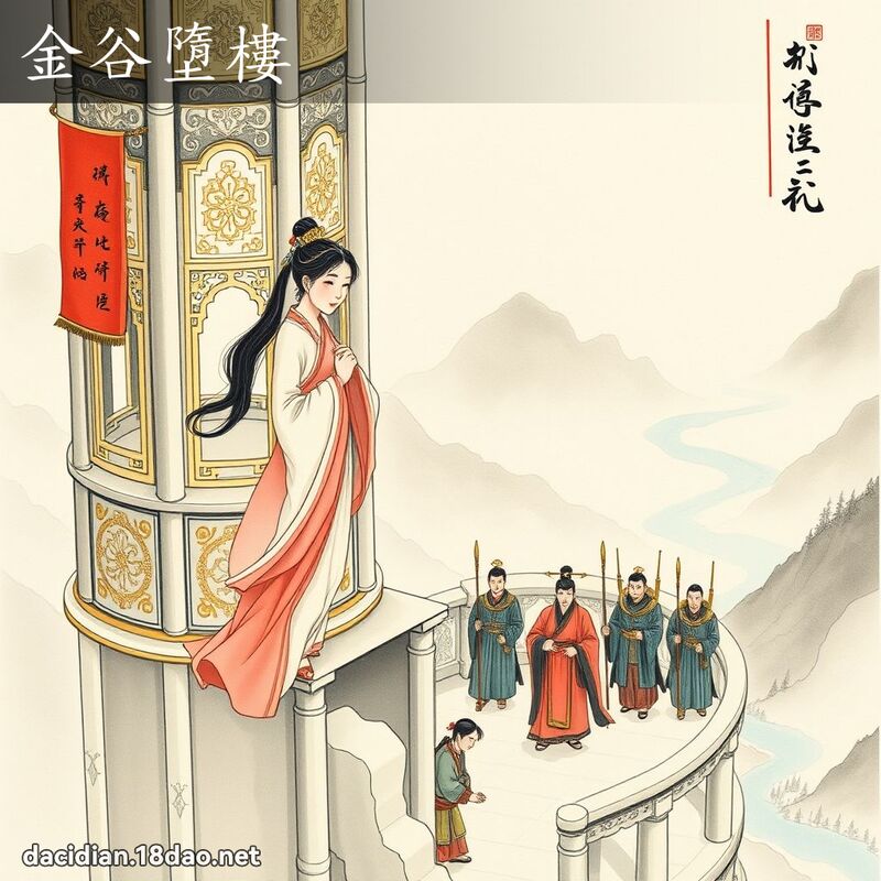 金谷墮樓 - 國語大辭典配圖