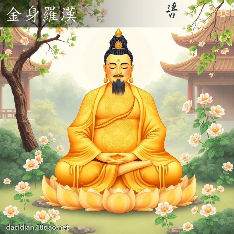 金身罗汉 - 国语大辞典配图