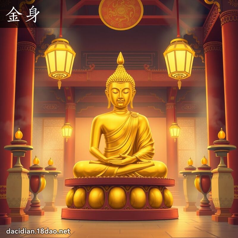 金身 - 國語大辭典配圖