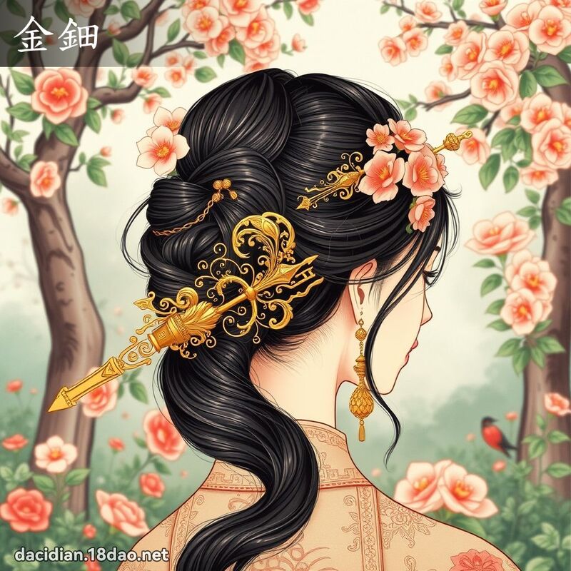 金鈿 - 國語大辭典配圖