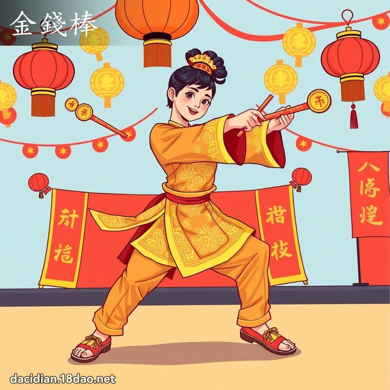 金钱棒 - 国语大辞典配图