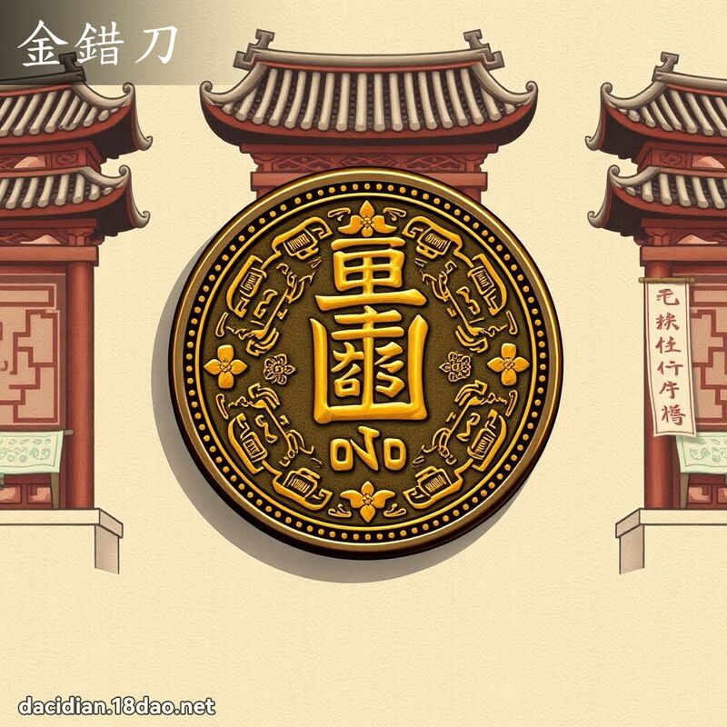 金錯刀 - 國語大辭典配圖