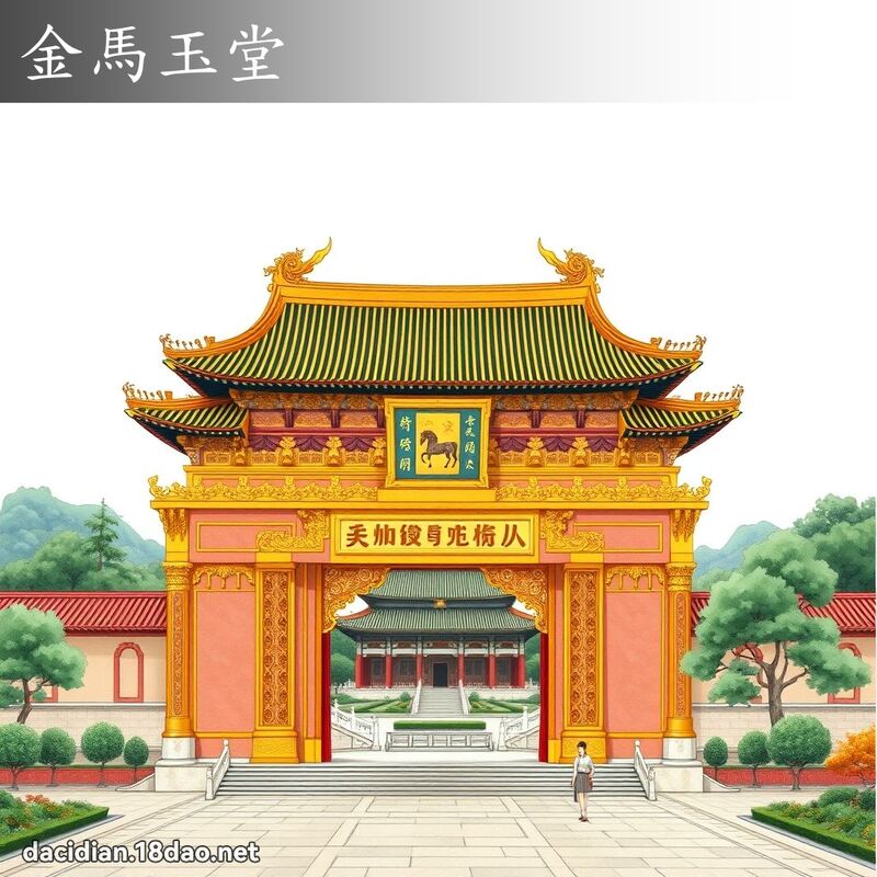 金馬玉堂 - 國語大辭典配圖