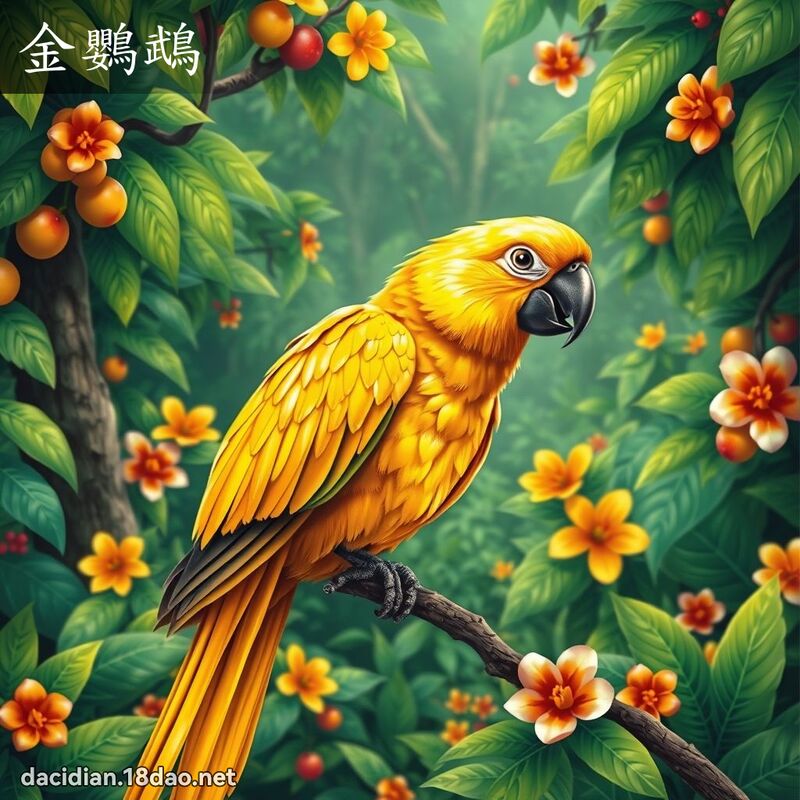 金鸚鵡 - 國語大辭典配圖