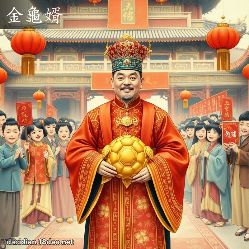 金龜婿 - 國語大辭典配圖