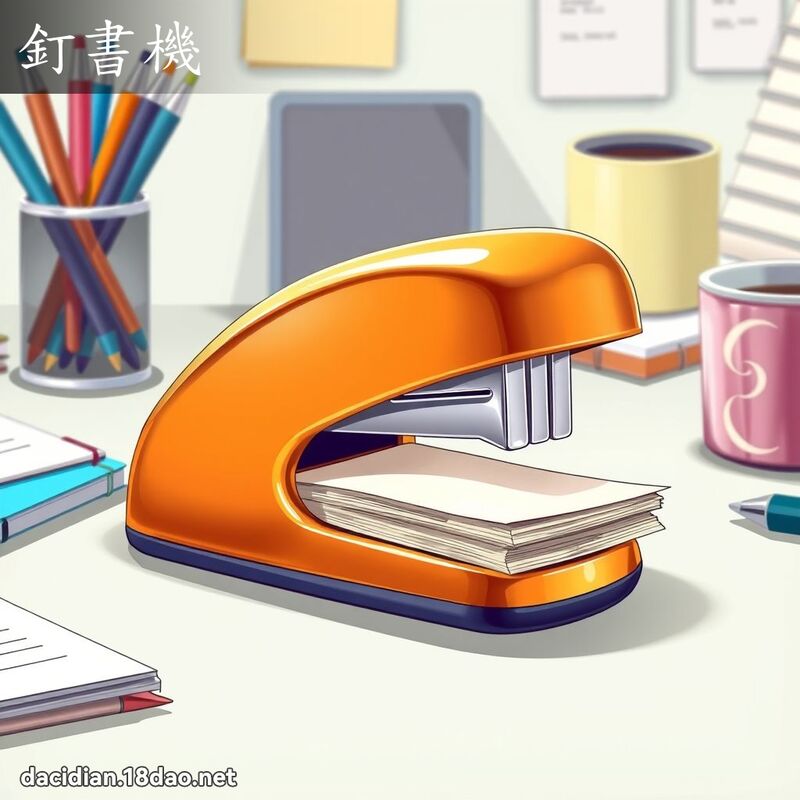 钉书机 - 国语大辞典配图