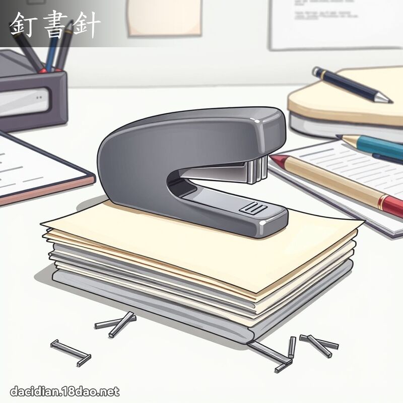 釘書針 - 國語大辭典配圖