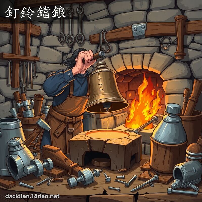 釘鈴鐺鋃 - 國語大辭典配圖