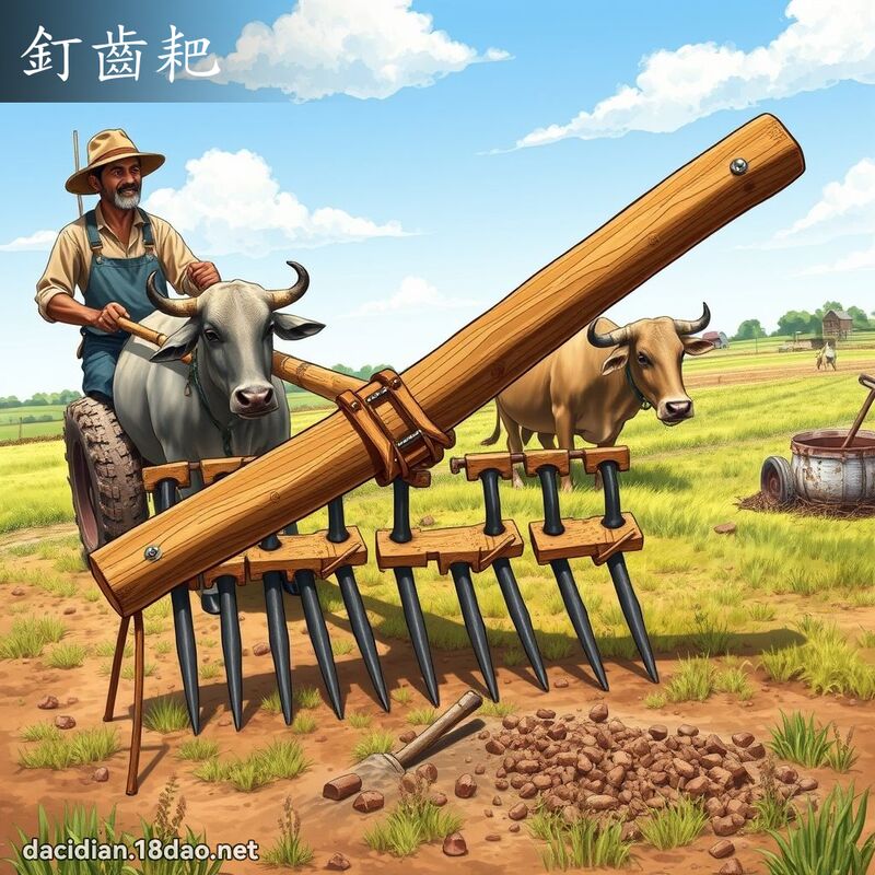 釘齒耙 - 國語大辭典配圖