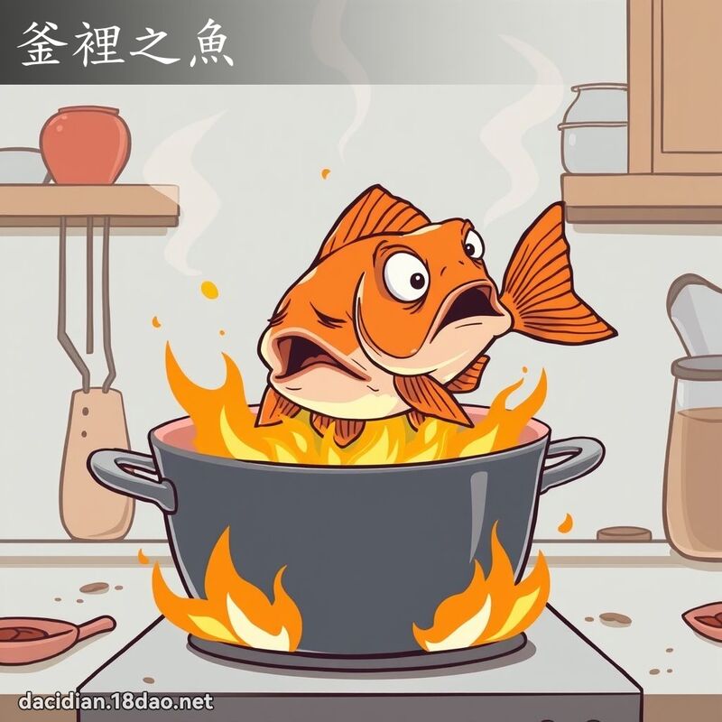 釜里之鱼 - 国语大辞典配图