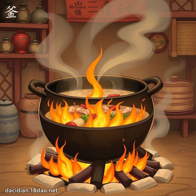 釜 - 國語大辭典配圖
