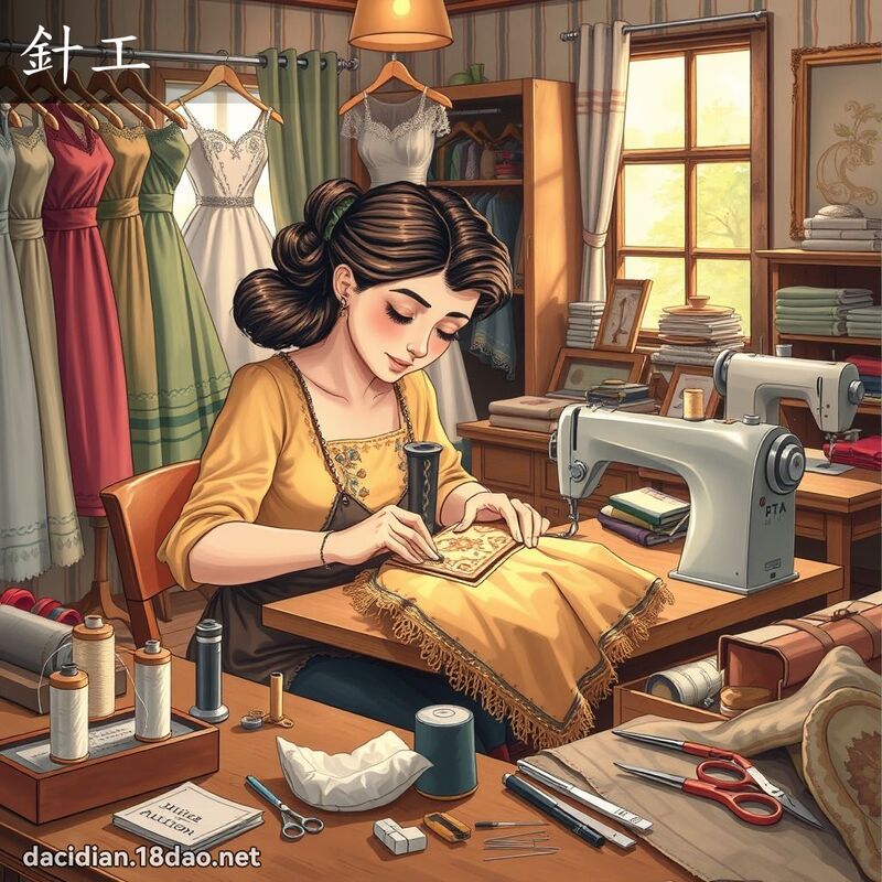 針工 - 國語大辭典配圖